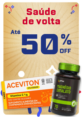 Para a sua saúde com até 50% Off!