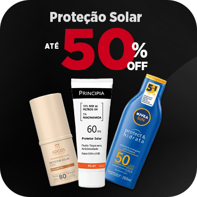 Protetor Solar com até 30% Of