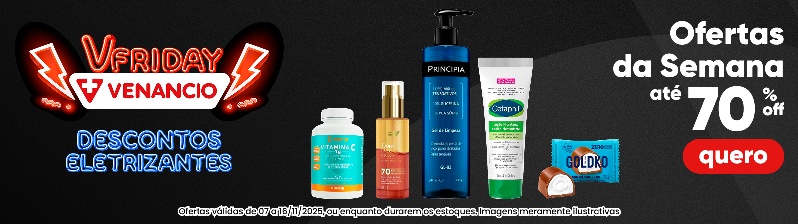 Descontos de até 70%. Aproveite nossas ofertas!