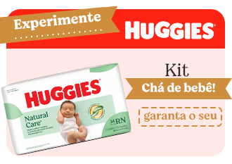 Kit chá de bebê Huggies