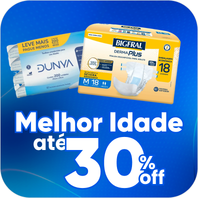 Melhor Idade com até 30% Off.