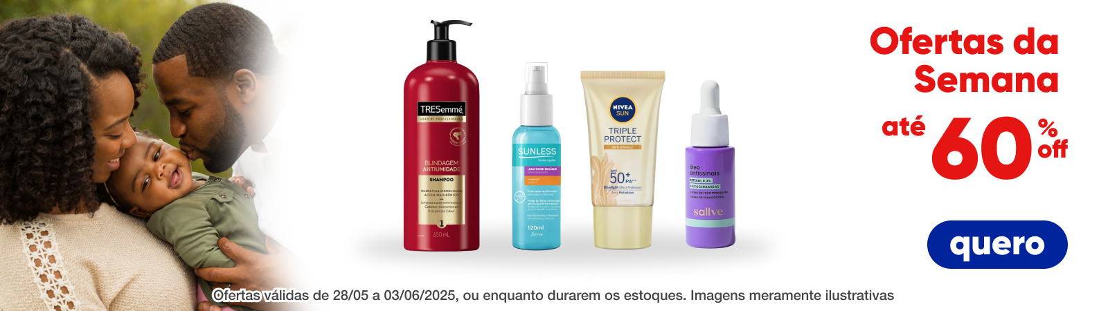 Aproveite descontos de até 60% nas nossas ofertas da semana!