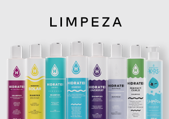 Cabelos limpos com Hidratei