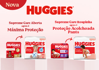Conheça toda linha Huggies Supreme Care