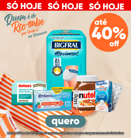 Ofertas imbatíveis com até 40% Off.