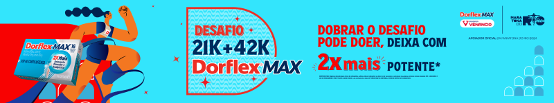 Dorflex Max na Maratona do Rio.