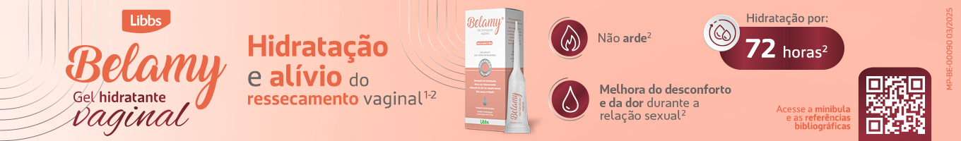 Belamy, hidratação e alívio do ressecamento vaginal.