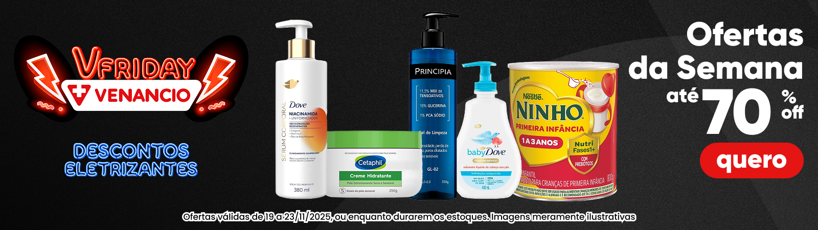 Descontos de até 70%. Aproveite nossas ofertas!