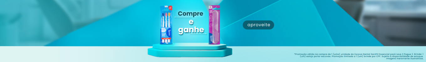 Compre a escove dental Sanofi e ganhe um porta escova.