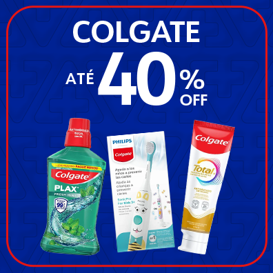 Colgate com até 40% Off!