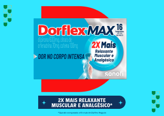 Dorflex Max - 2x mais relaxante muscular e analgésico